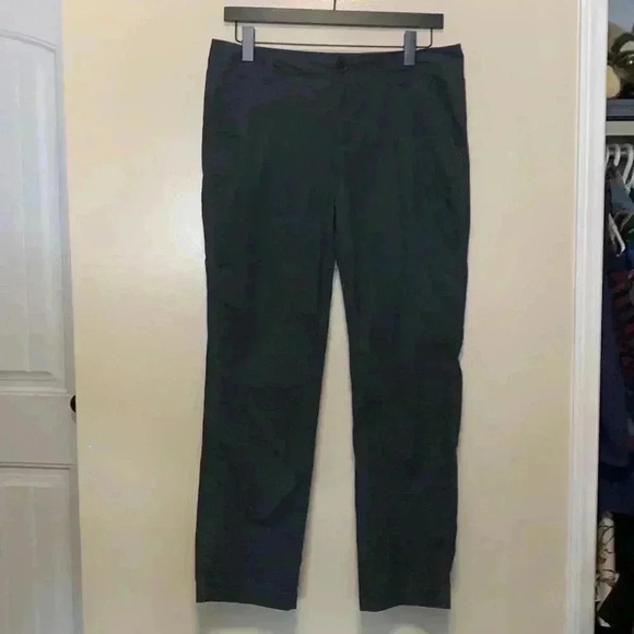 Eddie Bauer Hi-rise women’s NWOT Blue /Gray Lightweight Straight Leg Pants - Picture 13 of 14